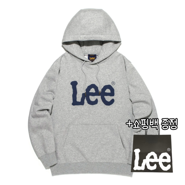 [당일출고/정품] Lee 리 빅 로고 후드티 (5color) + 쇼핑백
