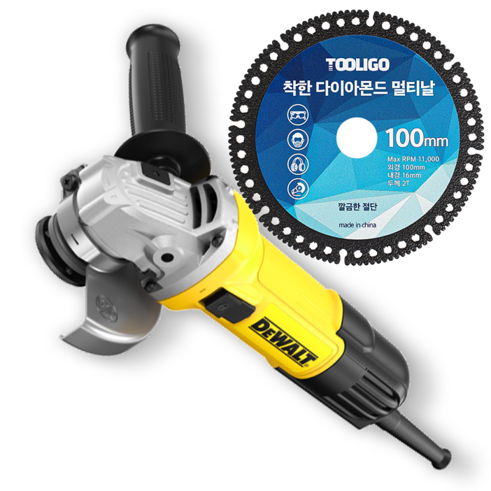 디월트 유선 그라인더 750W 12000rpm  멀티 절단날 세트, 1개