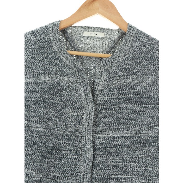 WS시스템 니트집업 그레이 울 가디건47