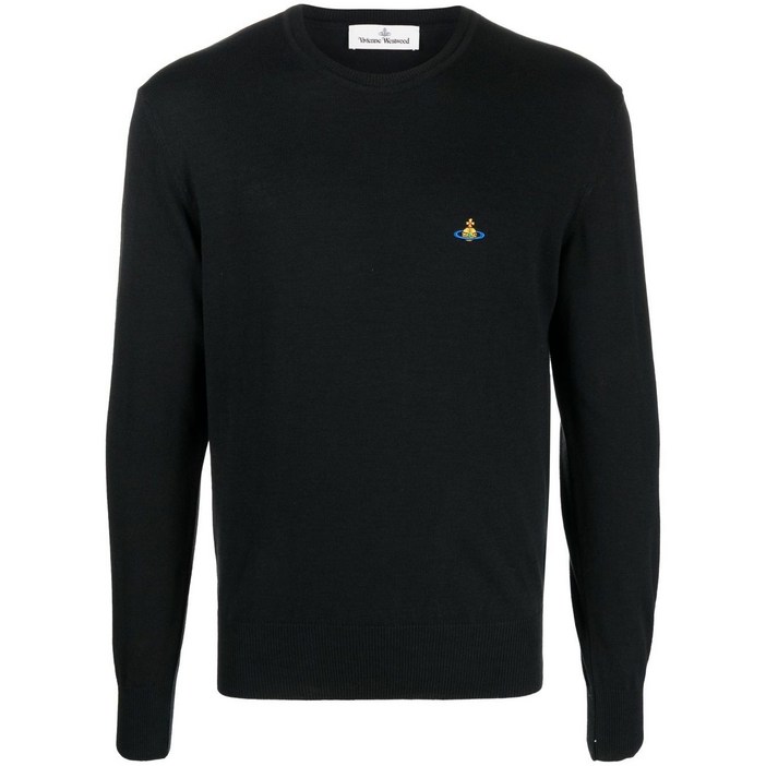 비비안웨스트우드 구체 자수 파인 니트 스웨터