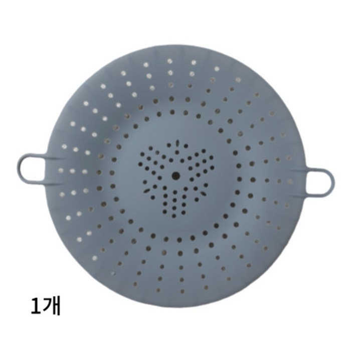 온리빙 실리콘 찜기 1단 그레이, 25cm, 1개