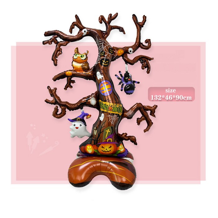 할로윈데이 소품 풍선 장식, 1개, 트리