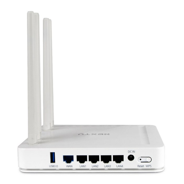 NEXTU 7004N 유무선공유기 기가비트 4포트 802.11AC 듀얼밴드 1200Mbps, 1개