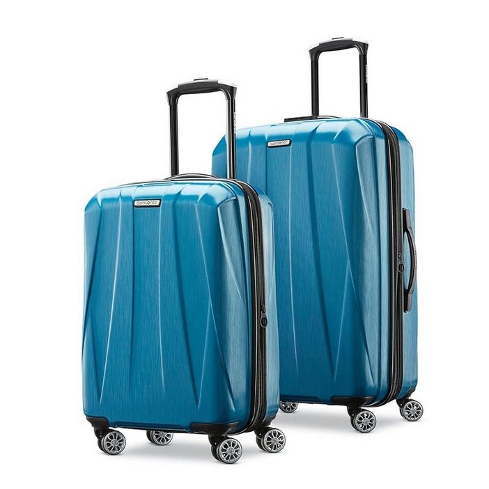 Samsonite 센트릭 2 하드사이드 확장 스피너 휠 캐리어 카리브 블루 캐리온 20인치