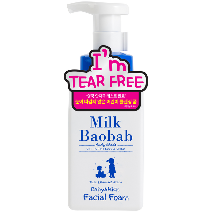 밀크바오밥 베이비 앤 키즈 티어프리 페이셜 폼 오렌지향, 300ml, 1개 밀크바오밥 베이비 앤 키즈 티어프리 페이셜 폼 오렌지향, 300ml, 1개