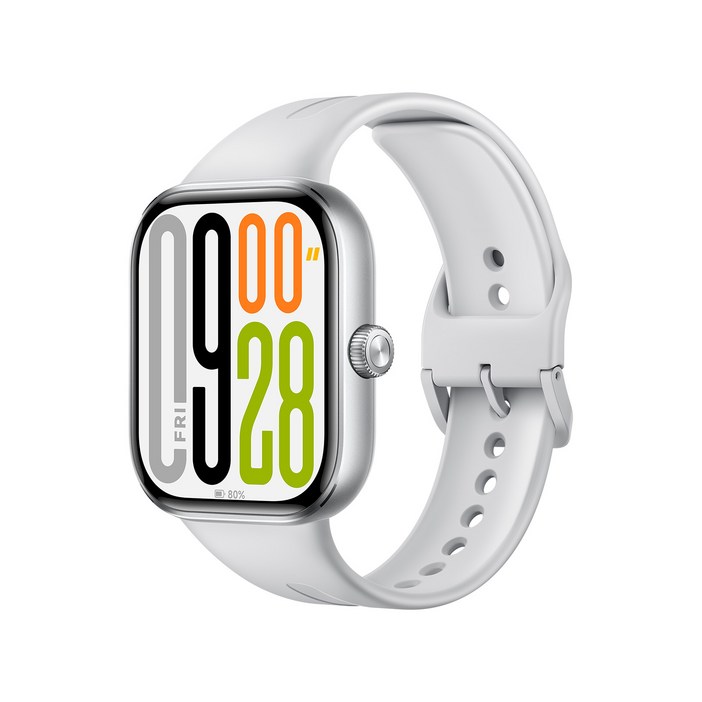 샤오미 레드미 워치 5 러닝 스마트워치 스마트밴드 웨어러블 만보기 운동 스포츠, GPS  블루투스, 5.26cm, 실버