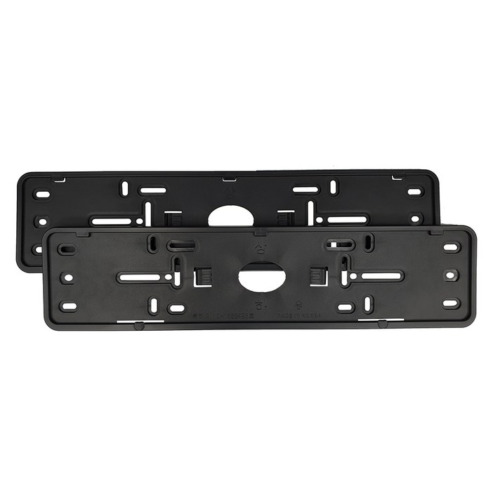 신형 비천공 번호판가드 일반형 2P 1세트(앞뒤판) 무봉인 번호판 천공겸용 국산차 전차종 가능