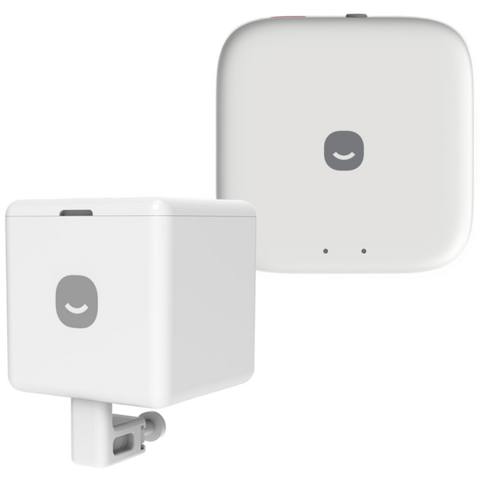 헤이홈 스마트스위치 자동스위치 스위치원격제어 불꺼주는기계 원격 불끄기 무선 IOT 스위치 푸시봇 허브 pro 원격제어 패키지, 2개