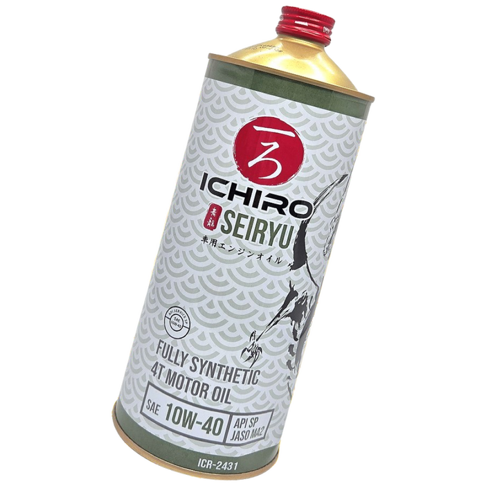 이치로 세이류 10W40 MA2 100% 합성유 오토바이 엔진오일 ICR-2431, 1개, ICR-2431