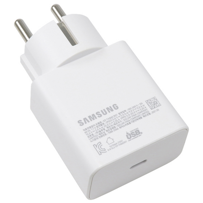 삼성 GAN 65W C타입 PD 초고속 충전기 갤럭시 노트 탭 북 케이블 포함, EPTA865 R01, 1개