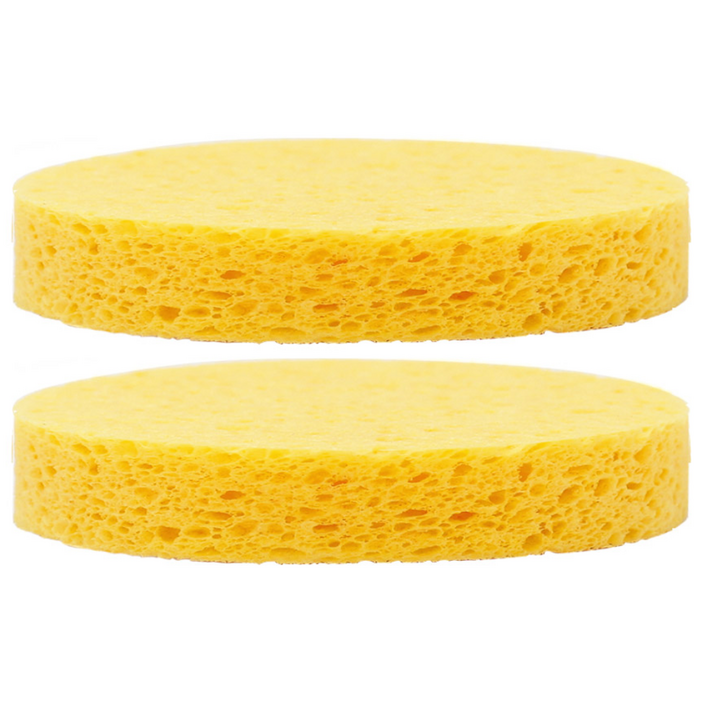 벨로티 바디클렌징 두꺼운 해면스펀지 2개입, 노란색, 1개