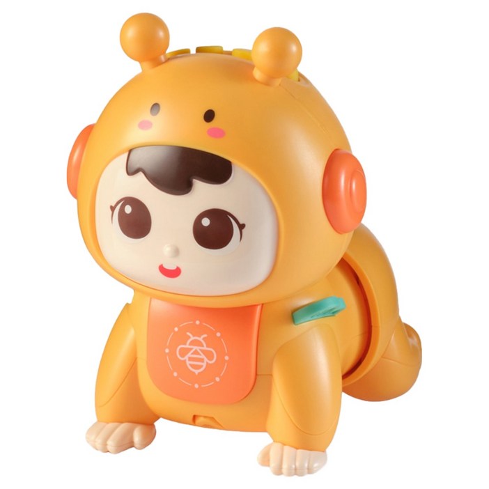 베어블리 엉금엉금 터미타임 멜로디 장난감, 옐로, 1개