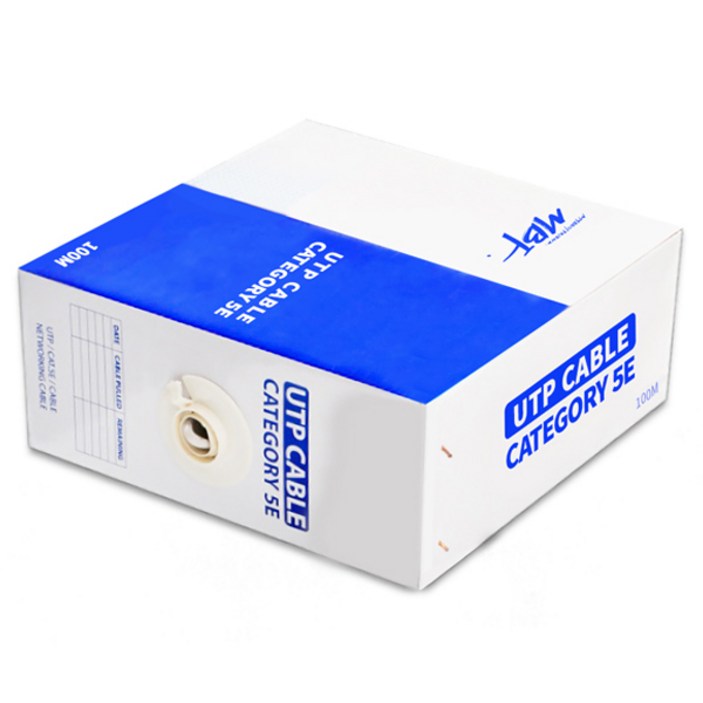 엠비에프 C5E100G CAT.5E UTP 랜 케이블 MBF-C5E100G, 단일상품, 1개