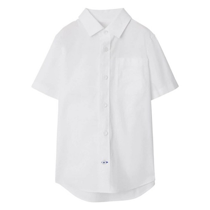 버버리 주니어 스트레치 코튼 셔츠 8092512