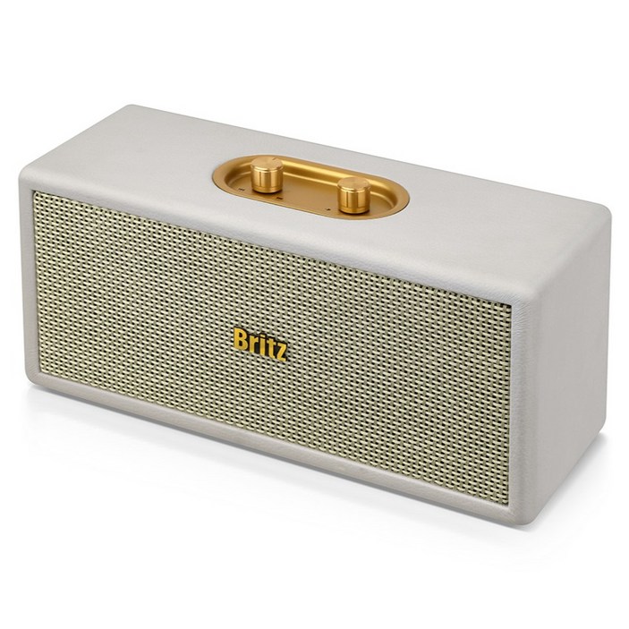 브리츠 엔틱 스테레오 무선 블루투스 스피커 BZ-TX11, BZ-TX11, 화이트