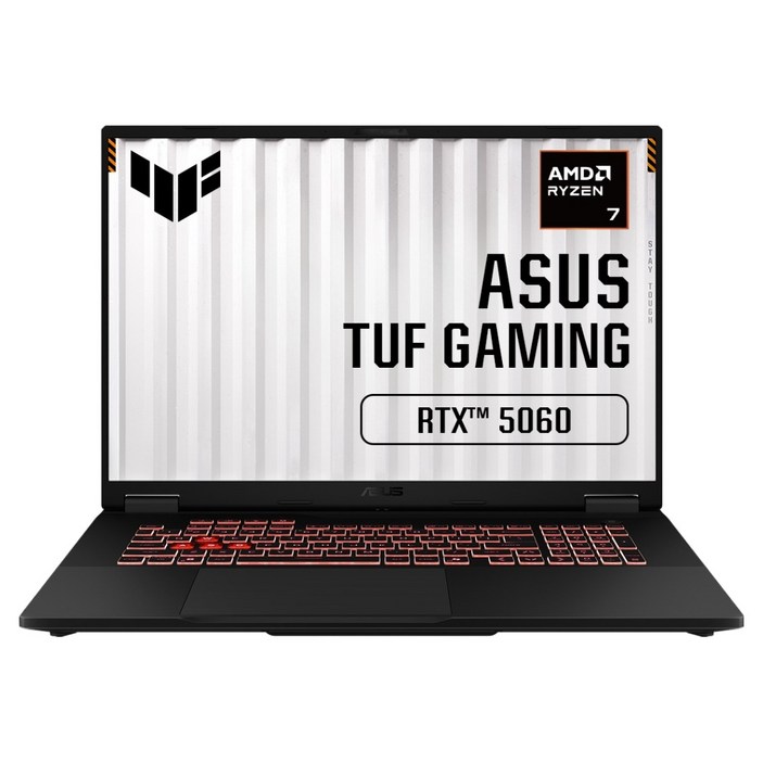 에이수스 2025 TUF 게이밍 노트북 A18 라이젠7 260 지포스 RTX 5060