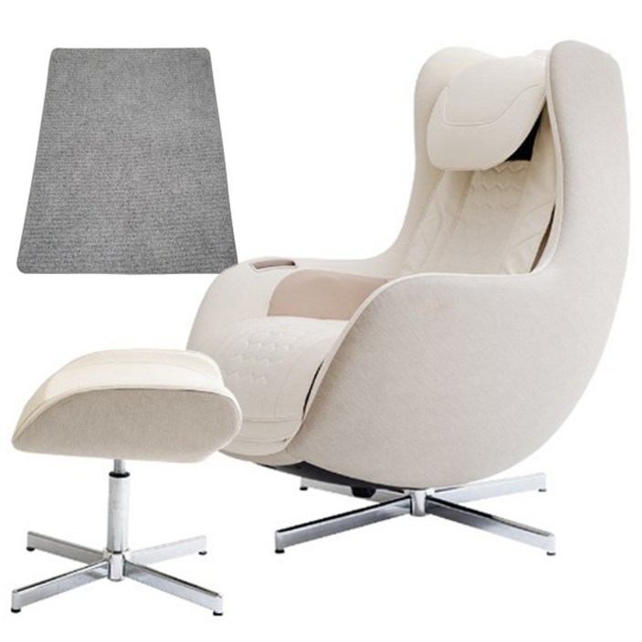 브람스 지이 루디 안마의자 + 풋레스트 + 러그 방문설치