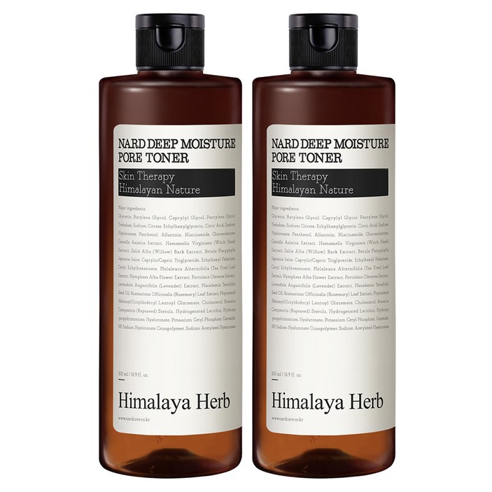 나드 딥 모이스쳐 모공 토너, 500ml, 2개 나드 딥 모이스쳐 모공 토너, 500ml, 2개