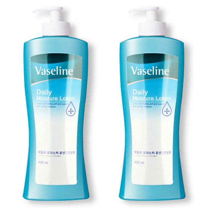 바세린 데일리 모이스춰 바디로션 CITRUS FRUITY GREEN 향, 450ml, 2개