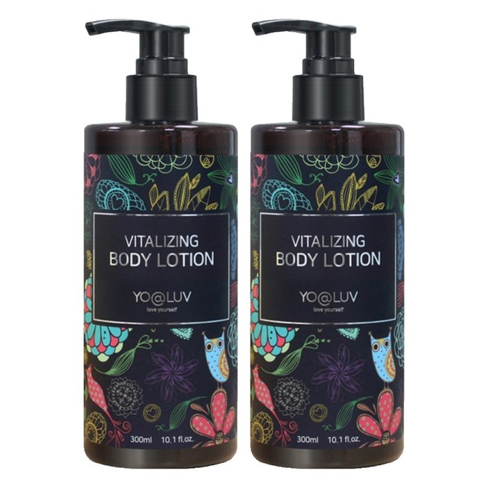 요아럽 바이탈라이징 바디로션 시트러스향, 2개, 300ml