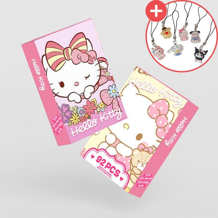 하고재비 HGJB 산리오 92종 포토카드 굿즈 캐릭터포카 스티커, 1개, 헬로키티2
