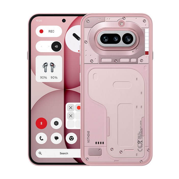 낫싱 Phone 4a 12256GB 케이스 포함 휴대폰 3.5배 광학줌 4K 동영상 NFC, 256GB, 핑크