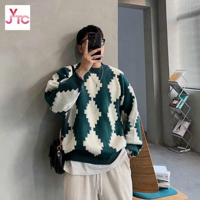 반티 가디건 남성 산산기어 시스템옴므 니트 세터 가을