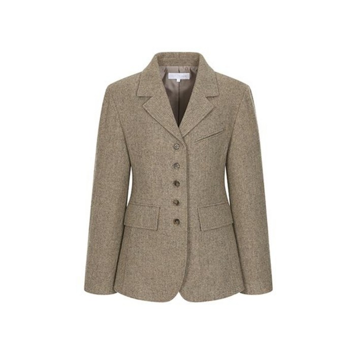 [올리브데올리브] 울 블렌드 싱글 테일러드 체크 자켓 OW5XJ9520