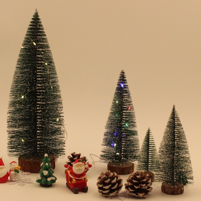 미니 트리 크리스마스 장식 소품, 2.미니우드트리 15cm