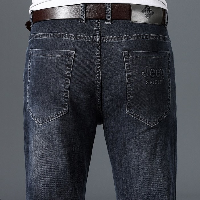 JEEP Spirit 지프스피릿 남성 청바지 마이크로 탄성 미드 웨이스트 팬츠 비즈니스 캐주얼 청바지 Jeans26812 JEEP Spirit 지프스피릿 남성 청바지 마이크로 탄성 미드 웨이스트 팬츠 비즈니스 캐주얼 청바지 Jeans26812