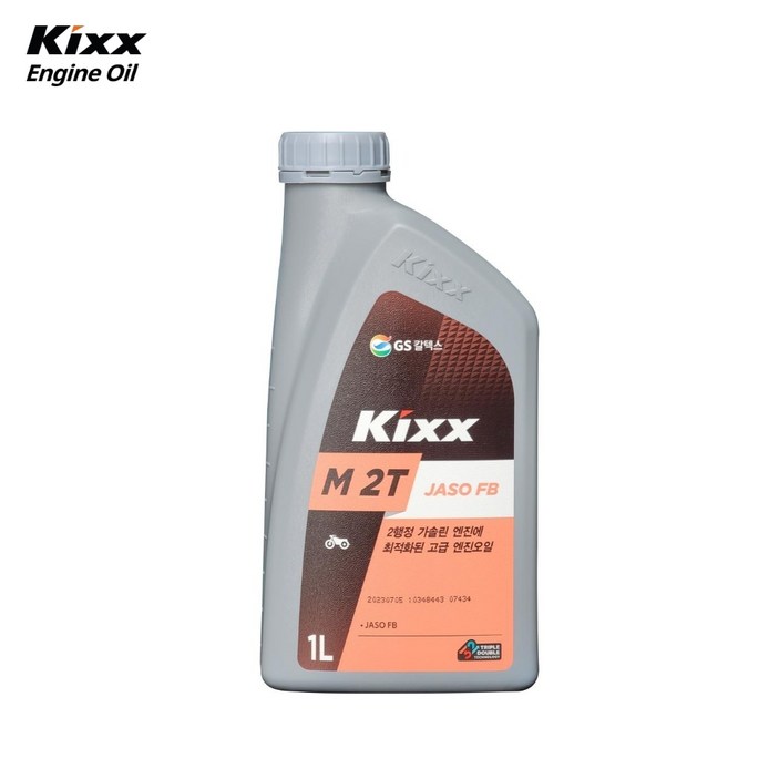 GS칼텍스 2행정 예초기 엔진톱 분무기 엔진오일 Kixx M 2T FB 1L, 1개, 1L, 상세페이지 참조
