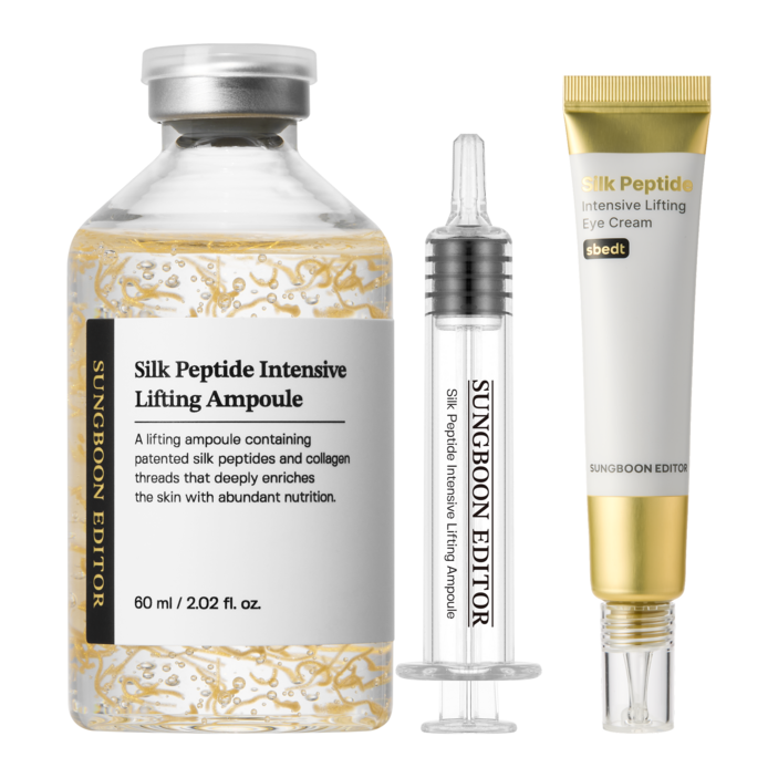 성분에디터 녹는실 리프팅 실크 펩타이드 앰플 60ml + 녹는실 골드 아이크림 30ml 세트, 1세트