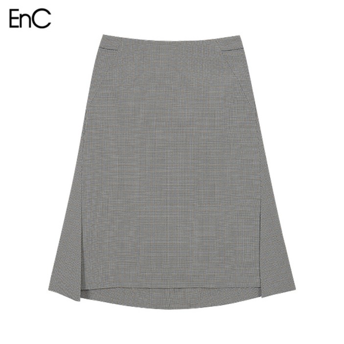 이앤씨 A라인 체크 스커트  택가격  179000원