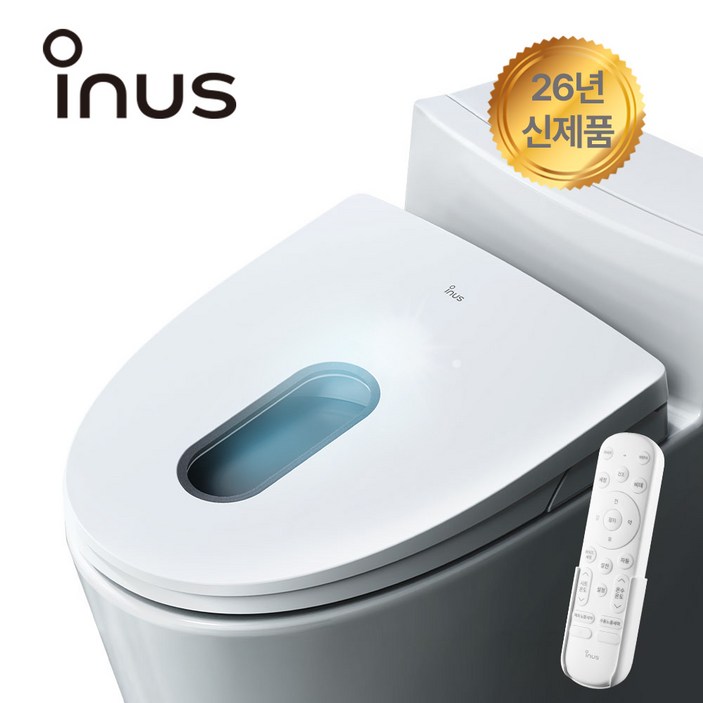 26년형 신제품 이누스완전직수 S2안심윈도우 리모컨 방수비데 강력고압분사 4X자동노즐청소