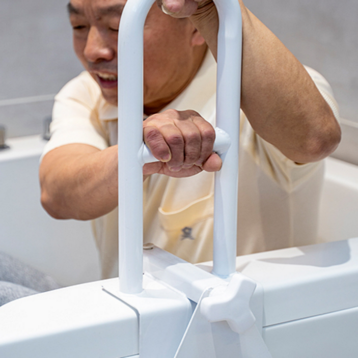 욕실칸막이 [함이]튼튼함이 욕실 안전바 욕조 손잡이 보조 화장실 낙상방지 임산부 칸막이