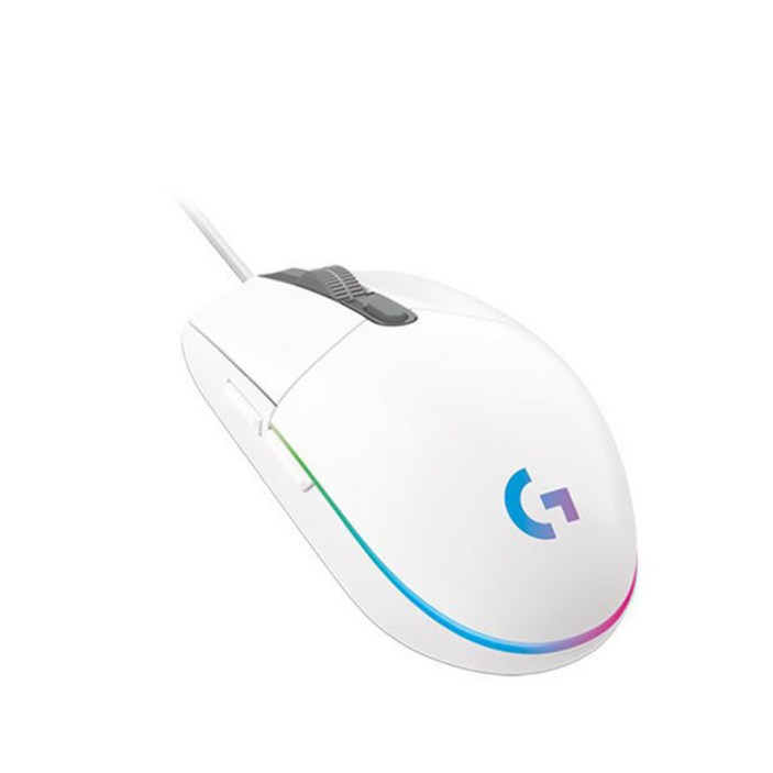 로지텍코리아 게이밍 옵티컬 광 마우스 2세대 LIGHTSYNC RGB 8000DPI 노트북 PC 업무용 정품박스, 화이트 로지텍코리아 게이밍 옵티컬 광 마우스 2세대 LIGHTSYNC RGB 8000DPI 노트북 PC 업무용 정품박스, 화이트