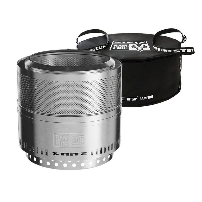 스테츠 램파이어 500 불멍 캠핑 휴대용 화로대, 1개