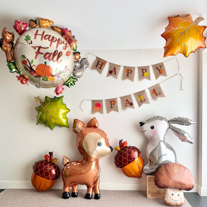 가을 풍선 세트 행사 추수감사절 4종 happy fall