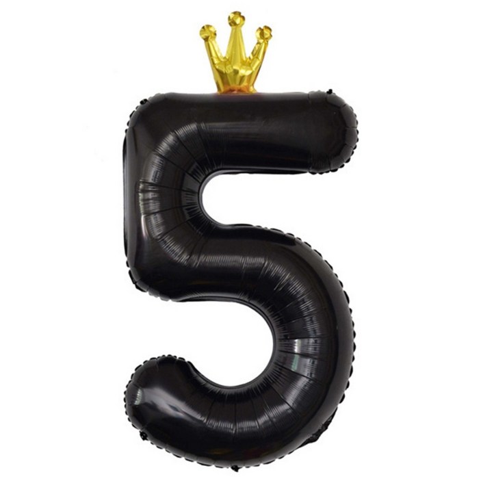 이벤트홀릭 초대형 왕관 숫자은박풍선