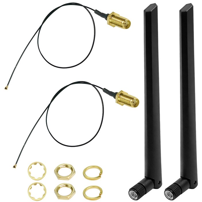 듀얼밴드 WLAN 안테나, 2.4G/5.8GHz, 2-10dBi, SMA 내부 핀, Wi-Fi 듀얼 밴드 어댑터, WLAN 라우터, USB 어댑터, PCI-E 카드