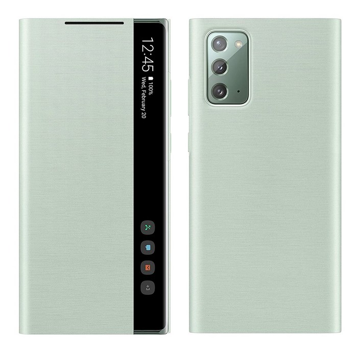 FOXON 갤럭시 노트20노트20 울트라 스마트 클리어뷰 커버 케이스 호환 Galaxy Note 20Ultra 5G 케이스