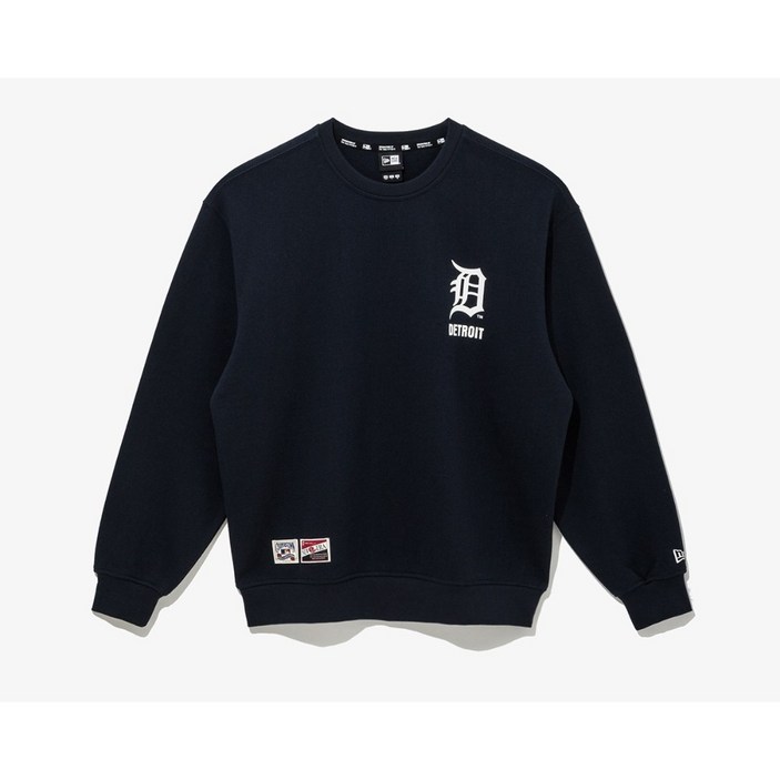 [국내매장판] 뉴에라 커플룩 단체티 남녀공용 박스핏 맨투맨 MLB 챔피언스 맨투맨