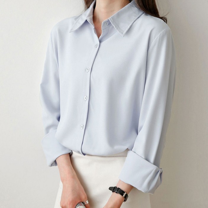 조이메리 여성 링클프리 구김없는 긴팔 셔츠 14컬러 프라하 블라우스