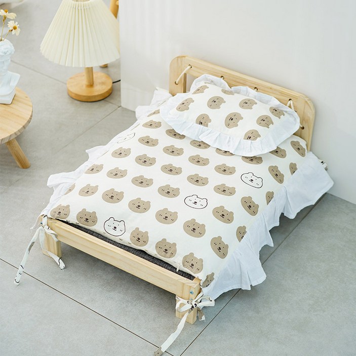 고양이침대 원목침대 강아지침대 해먹 시트 세트