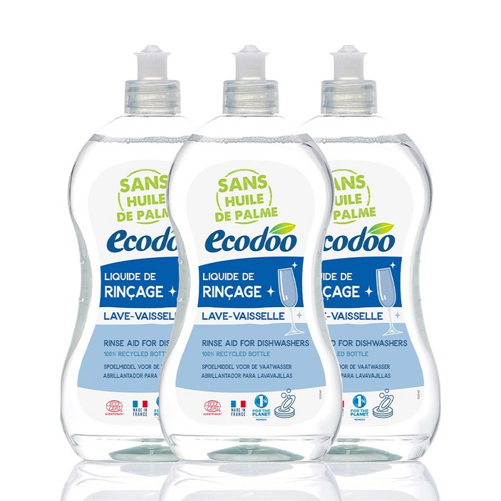에코두 프랑스 식기세척기 린스 500ml, 500ml, 3개