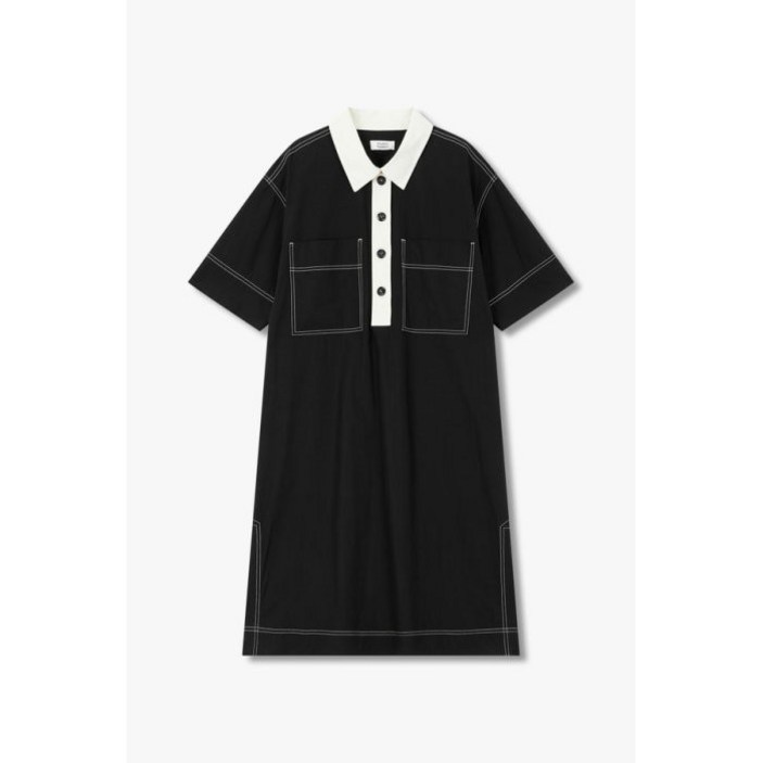 톰보이 배색포인트 풀오버 원피스9175241982 714980
