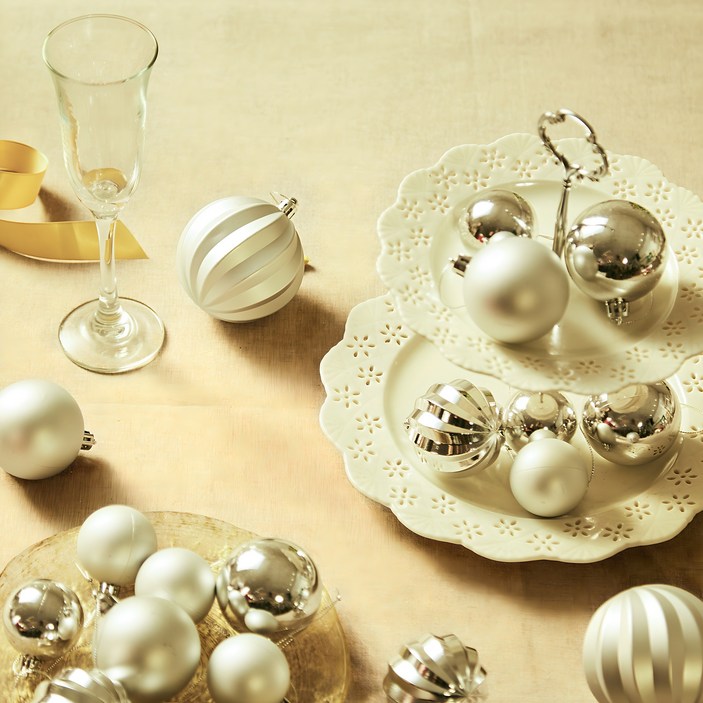 크리스마스 오너먼트 볼 트리장식 35p 세트