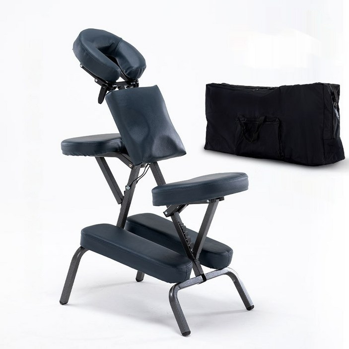 MC006 문신 의자 접이식 안마 의자 휴대용 물리치료 수납 의자 + 숄더백
