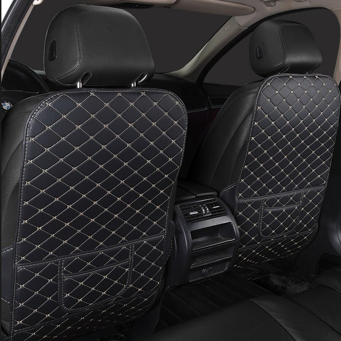 에이치엠티 자동차 퀼팅 킥매트 포켓형 카시트 보호매트