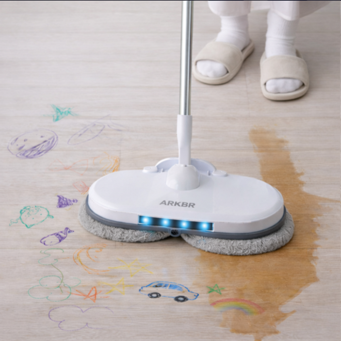 아크배라 차이슨 무선 물걸레 청소기, 화이트, AK-2000R